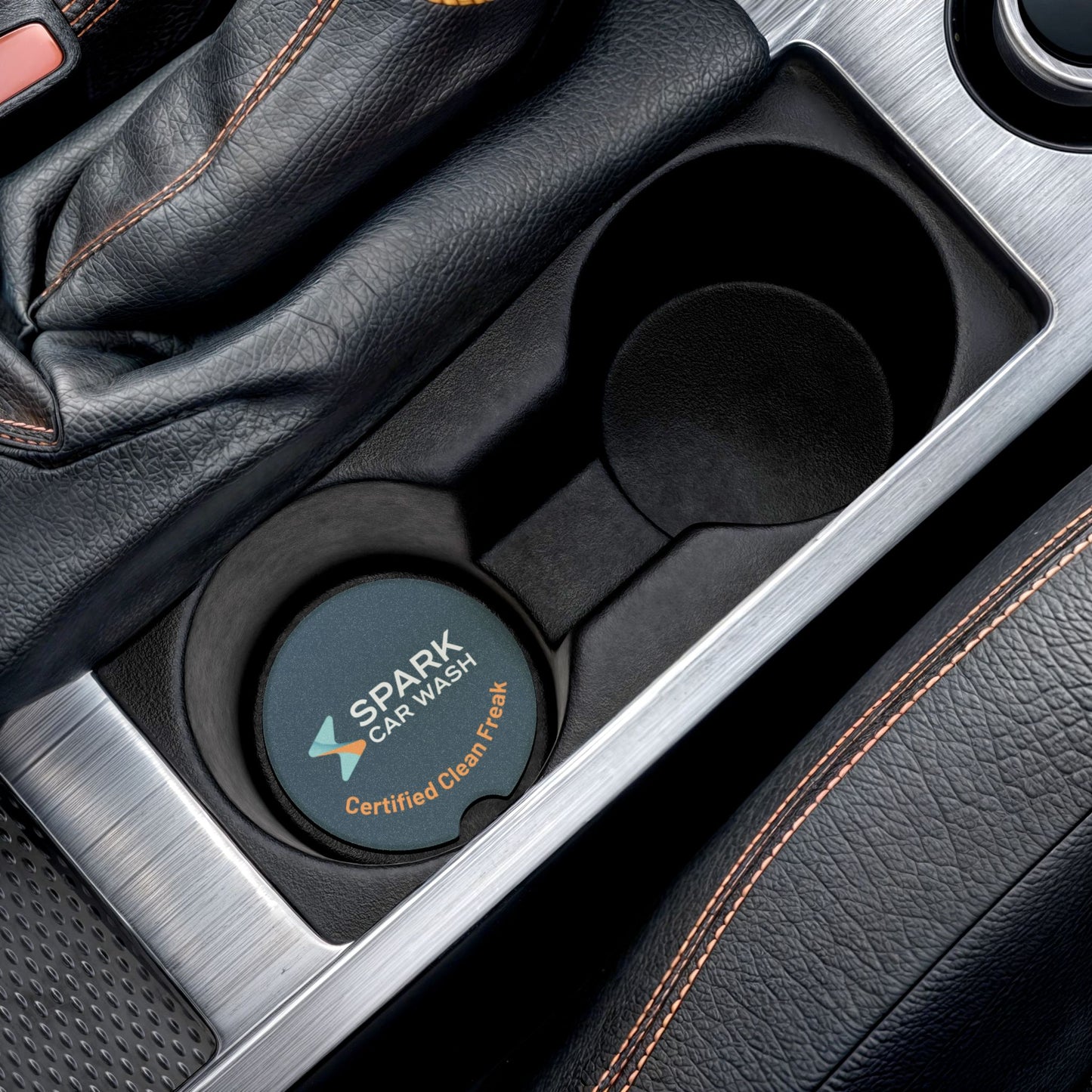 Spark Soapstone Car Coaster